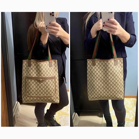 SOLD❌Authentic GUCCI Monogram Large tote bag - Picture 14 of 16